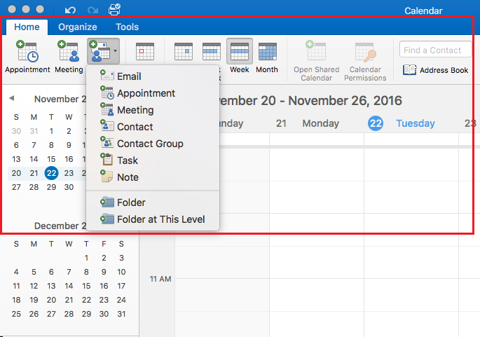 export calendar from outlook for mac